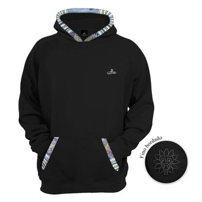 SUDADERA KUKULCAN NEGRO