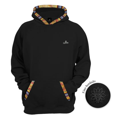 SUDADERA KUKULCAN NEGRO