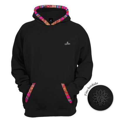 SUDADERA KUKULCAN NEGRO