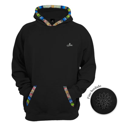 SUDADERA KUKULCAN NEGRO