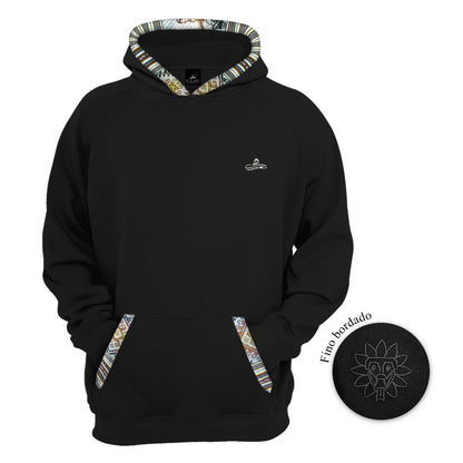 SUDADERA KUKULCAN NEGRO