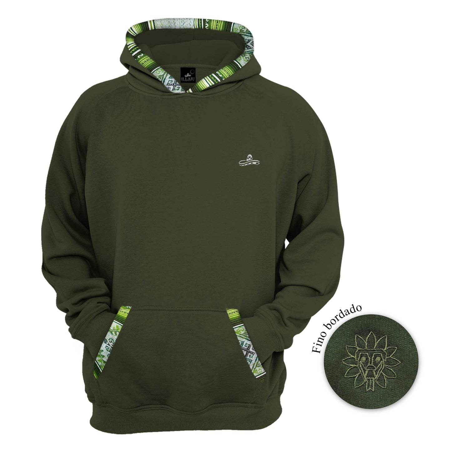 SUDADERA KUKULCAN VERDE