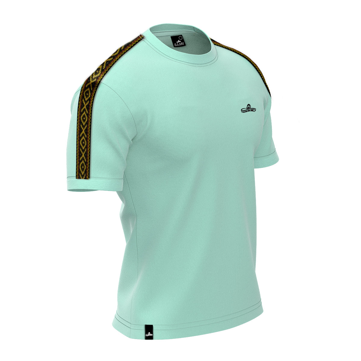 PLAYERA MAYA VERDE AGUA