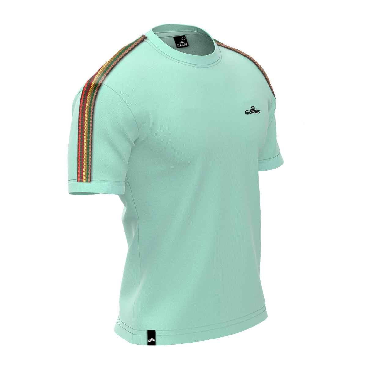 PLAYERA MAYA VERDE AGUA