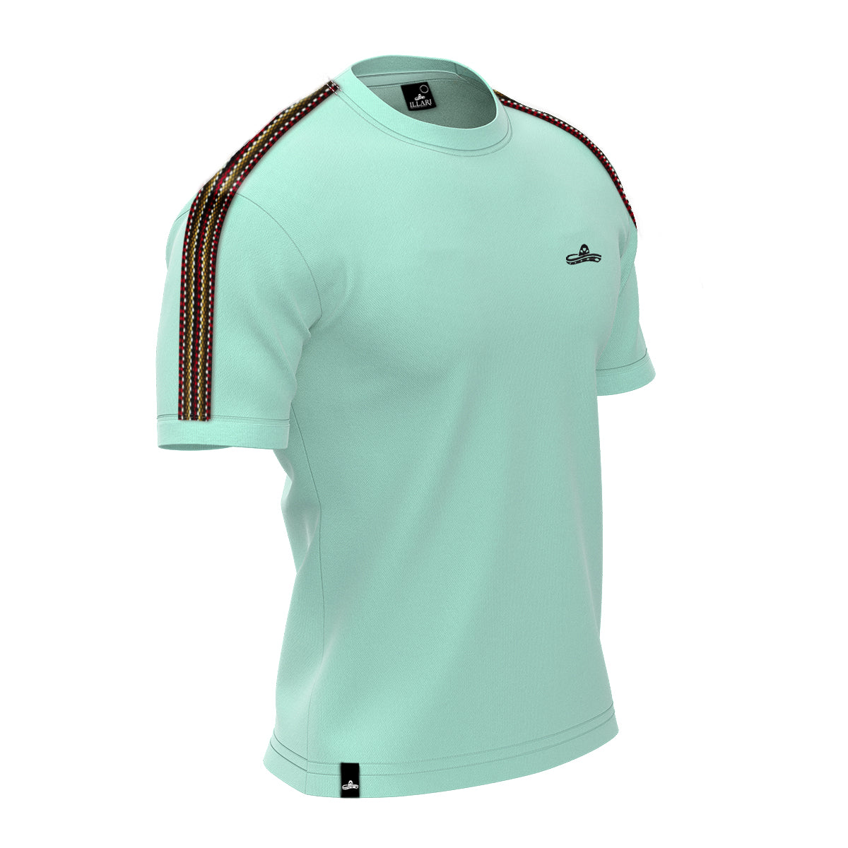 PLAYERA MAYA VERDE AGUA