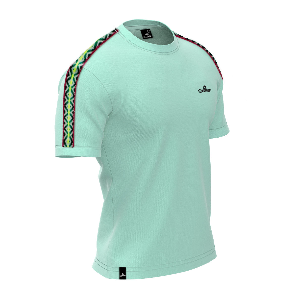 PLAYERA MAYA VERDE AGUA