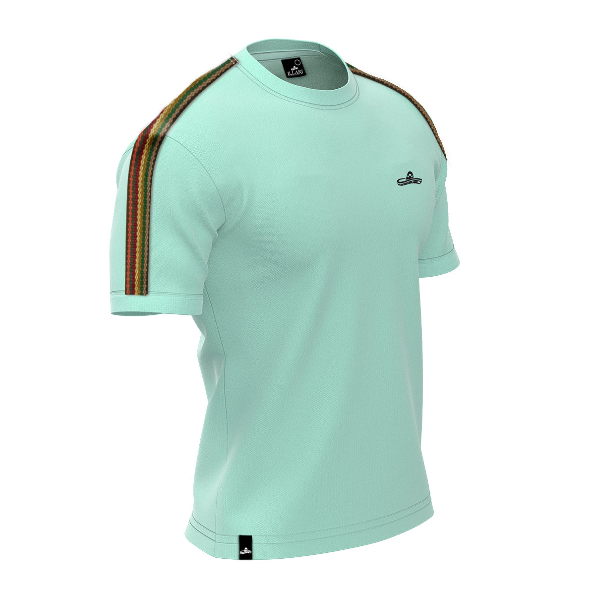 PLAYERA MAYA VERDE AGUA