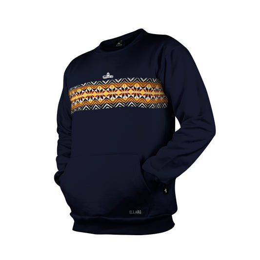 SUDADERA TEOTIHUACÁN AZUL MARINO